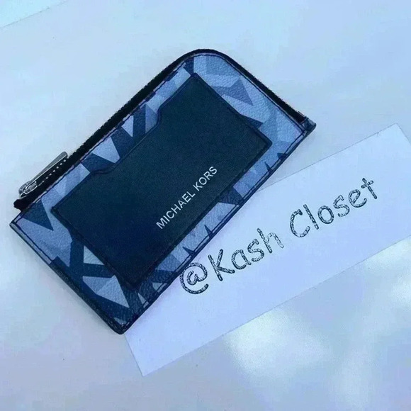 Michael Kors Other - Michael Kors Mens Wallet Cooper Logo Zip-Around Denim